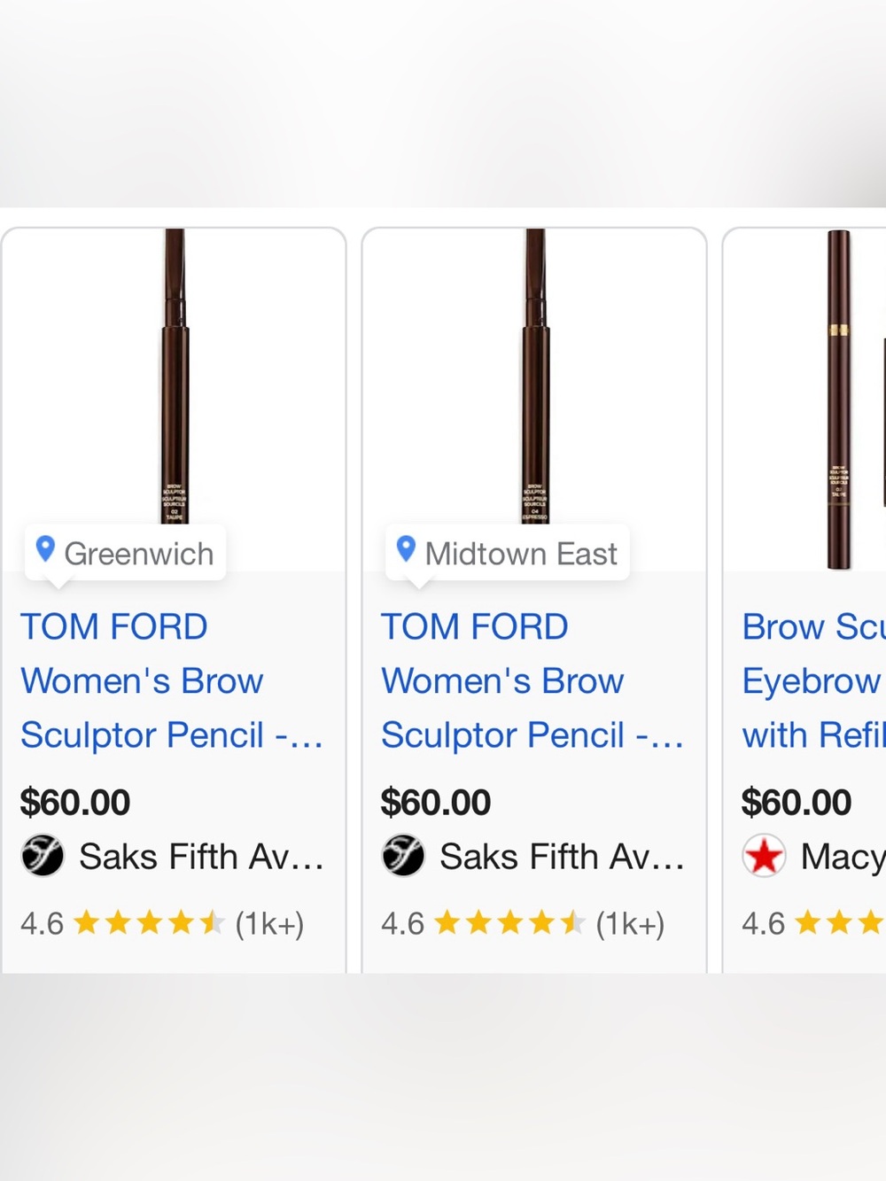 Tom Ford Brow Sculptor Eyebrow Pencil with Refill 03 Chestnut - Picture 3 of 11
